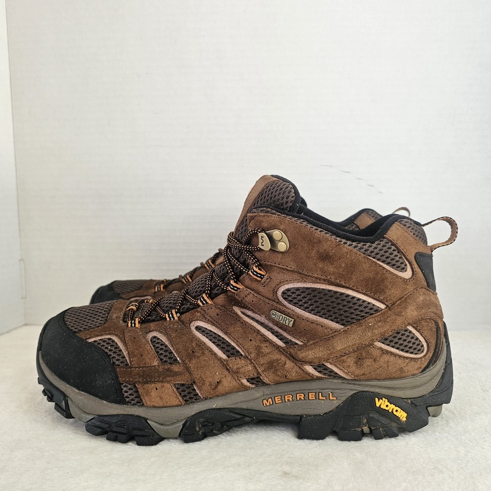 Merrell Moab 2 Mid Waterproof Men's J06051W Brown Hiking Boots Shoes ~ Size 13W